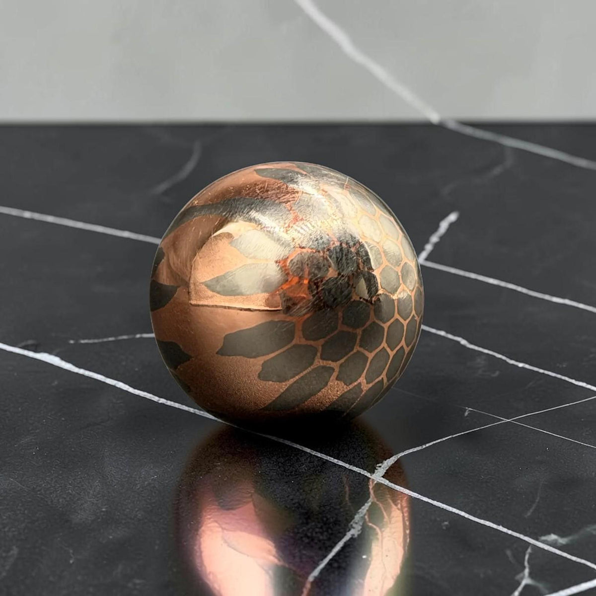 Superconductor Sphere — Copper Niobium Desk Fidget Ball