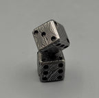 Damascus Steel Dice, 20 mm — Classic or Cyber Markings