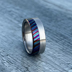 Zircoti and Damasteel Wedding Band