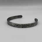 Damascus Steel Cuff Bracelet — Viking Bangle