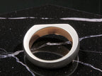 Titanium Signet Ring — Hand Carved Groomsmen Gift