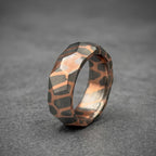 Superconductor Wedding Band — Diamond Cut Large Filament