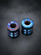 Titanium Cylinder Paracord Bead, 14 mm — Anodized Knife Bead