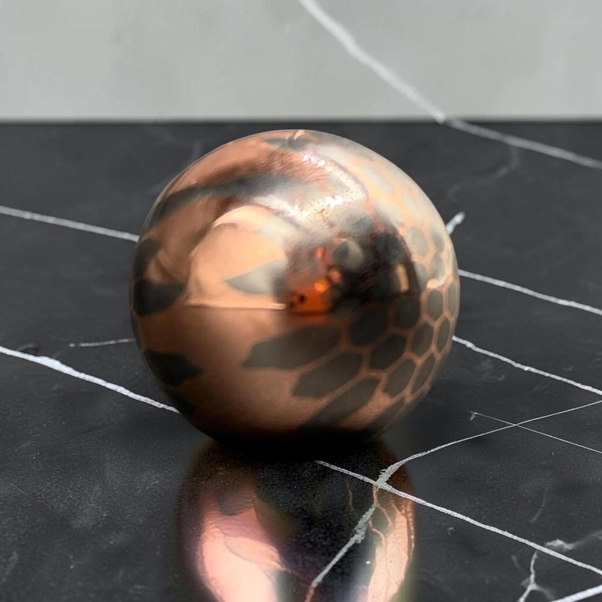 Superconductor Sphere — Copper Niobium Desk Fidget Ball