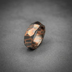 Superconductor Wedding Band — Diamond Cut Large Filament