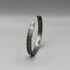 Damascus Steel Cuff Bracelet — Viking Bangle