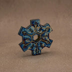 Anodized Titanium Time Gear Pendant — Pokémon Charm Necklace