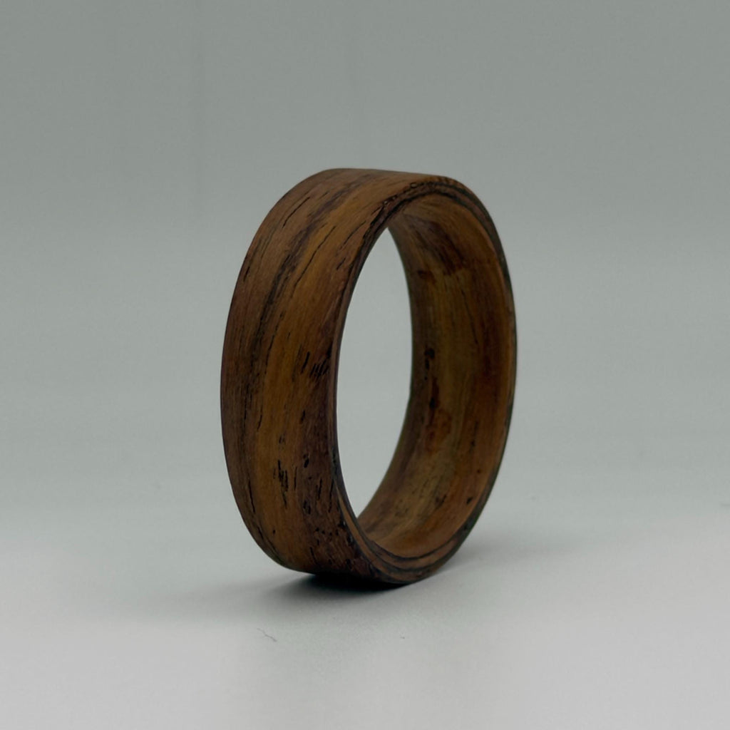 Rosewood Bentwood Ring — Matte Wooden Wedding Band
