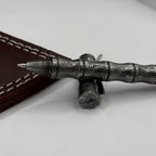 Damascus Steel Ballpoint Pen — Personalized Pocket Clip