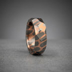 Superconductor Wedding Band — Diamond Cut Large Filament