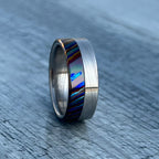 Zircoti and Damasteel Wedding Band