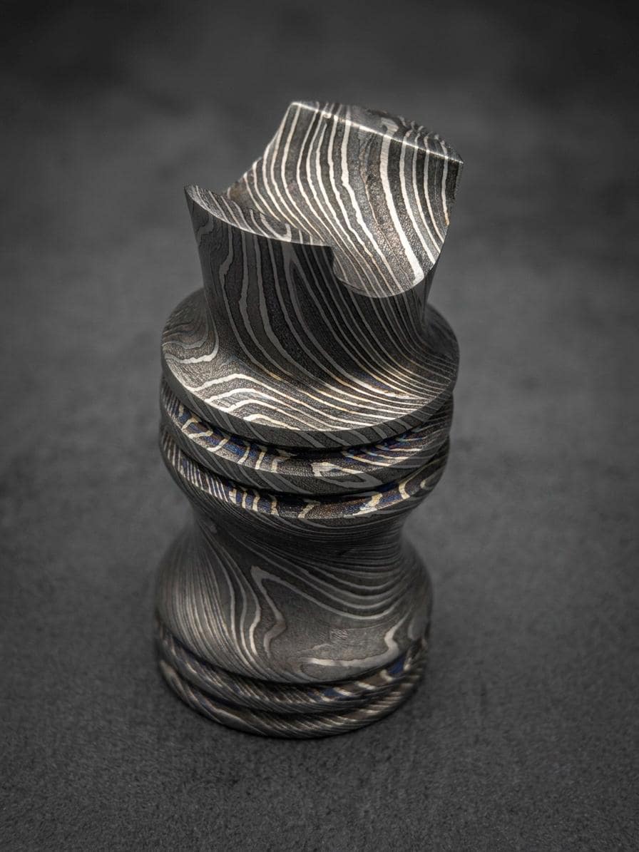 Damascus Steel Cigar Stand — Groomsmen Gift