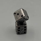 Damascus Steel Dice, 18 mm — Classic or Cyber Markings