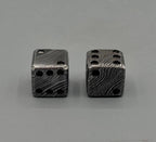 Damascus Steel Dice, 18 mm — Classic or Cyber Markings