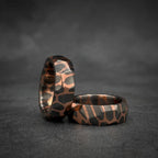 Faceted Superconductor Couple Ring Set — Copper Niobium Honeycomb