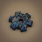 Anodized Titanium Time Gear Pendant — Pokémon Charm Necklace