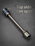 Natural Titanium Spin Stick Bead Holder — Spinning Top