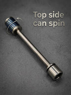 Natural Titanium Spin Stick Bead Holder — Spinning Top