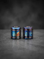 Titanium Cylinder Paracord Bead, 14 mm — Anodized Knife Bead
