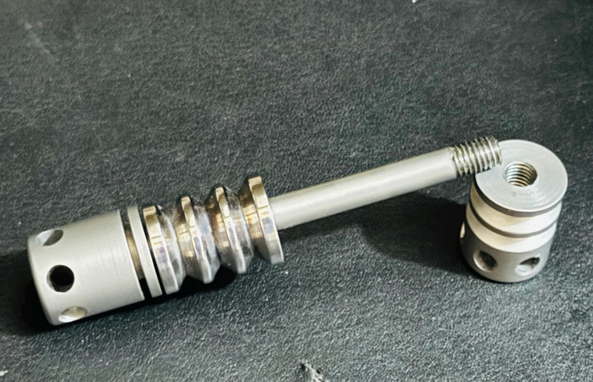 Natural Titanium EDC Bead Holder, Lanyard Bead Keeper