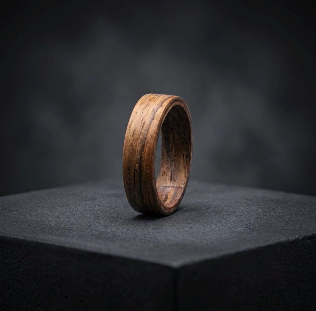 Rosewood Bentwood Ring — Matte Wooden Wedding Band