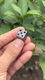 Damascus Steel Dice, 18 mm — Classic or Cyber Markings