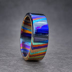 Black Zircuti Band — Customizable Mokuti Wedding Ring, view 4