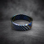 Timascus Wedding Band — Zirconium Titanium Ring