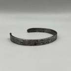 Damascus Steel Cuff Bracelet — Viking Bangle