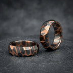 Faceted Superconductor Couple Ring Set — Copper Niobium Honeycomb