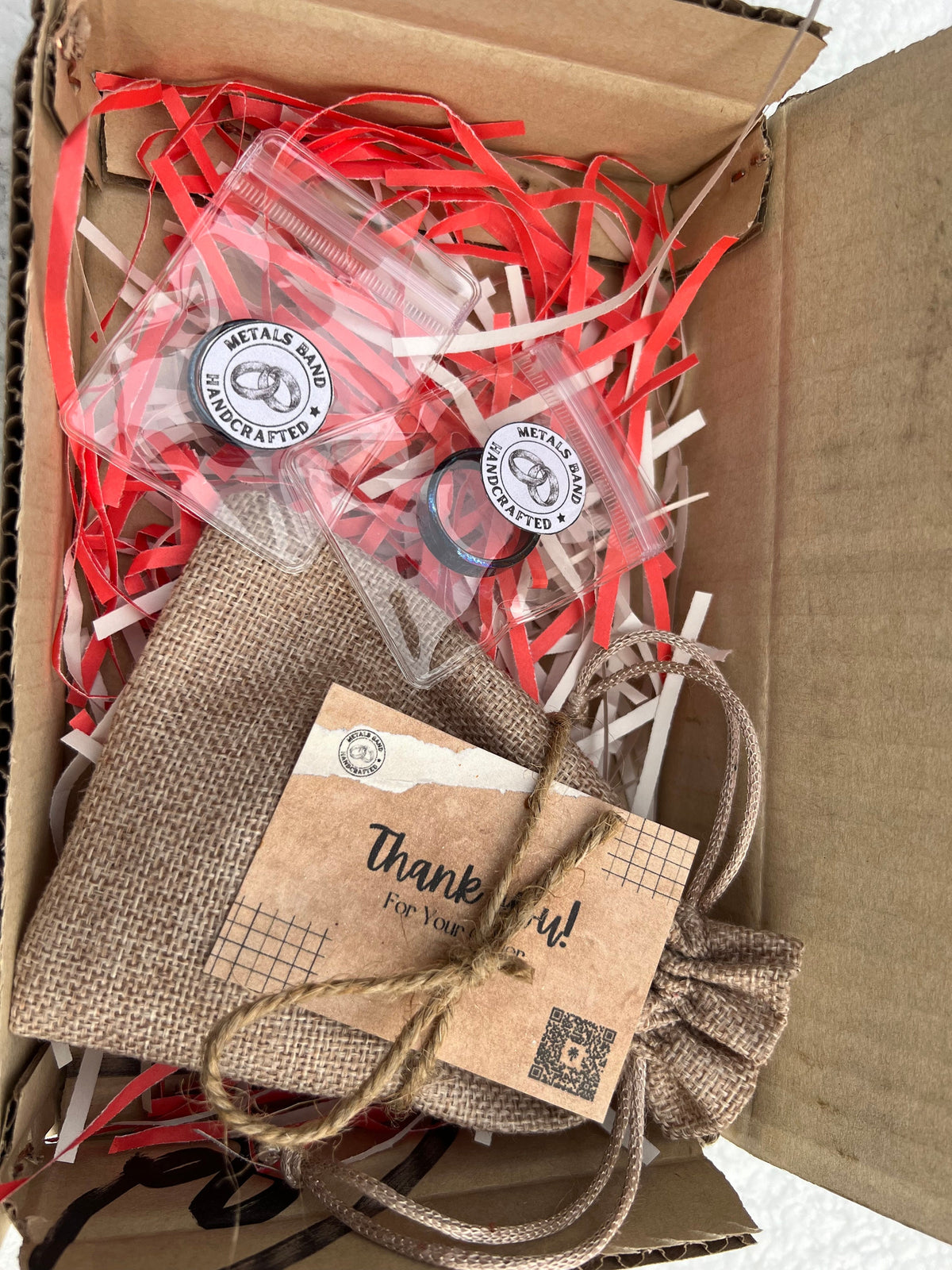 Faceted Superconductor Couple Ring Set — Copper Niobium Honeycomb