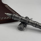 Damascus Steel Ballpoint Pen — Personalized Pocket Clip