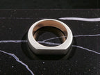 Titanium Signet Ring — Hand Carved Groomsmen Gift