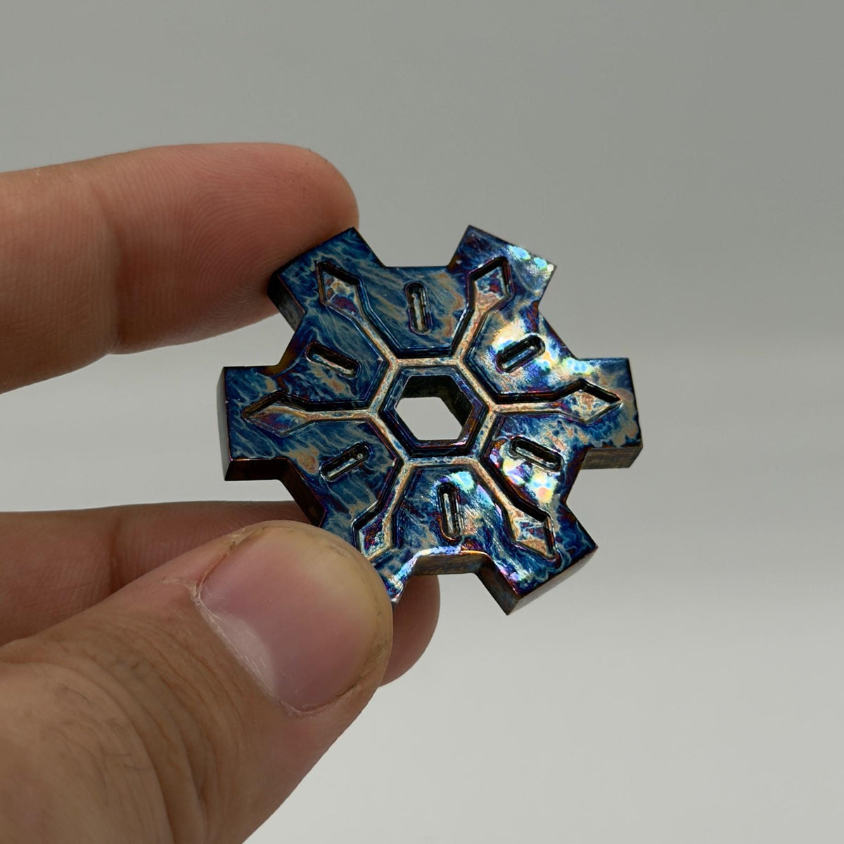 Damascus Steel Time Gear Pendant — Pokémon Charm Necklace