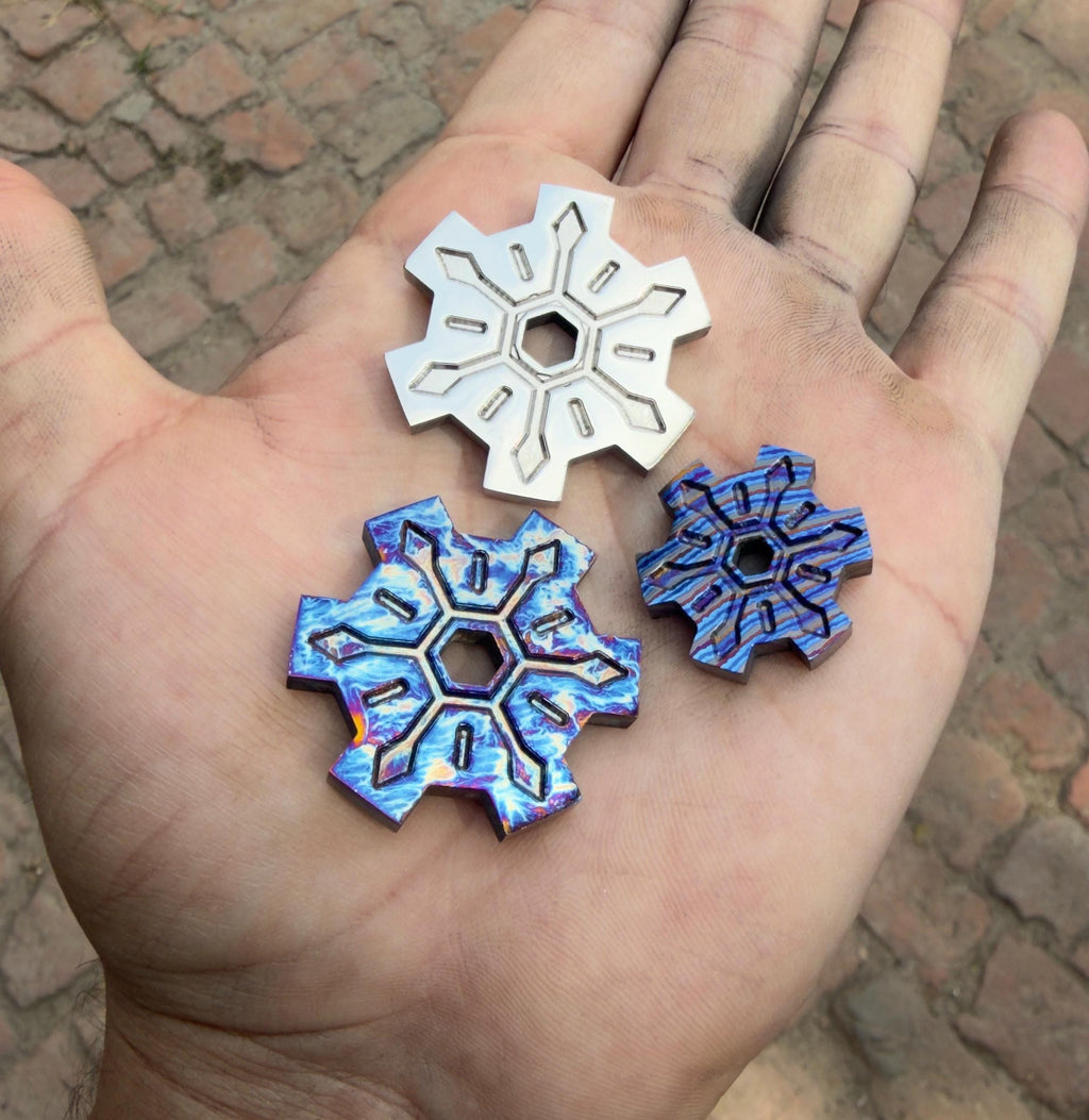 Anodized Titanium Time Gear Pendant — Pokémon Charm Necklace