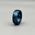 Heat Anodized Titanium Wedding Band — Custom Colorful Ring
