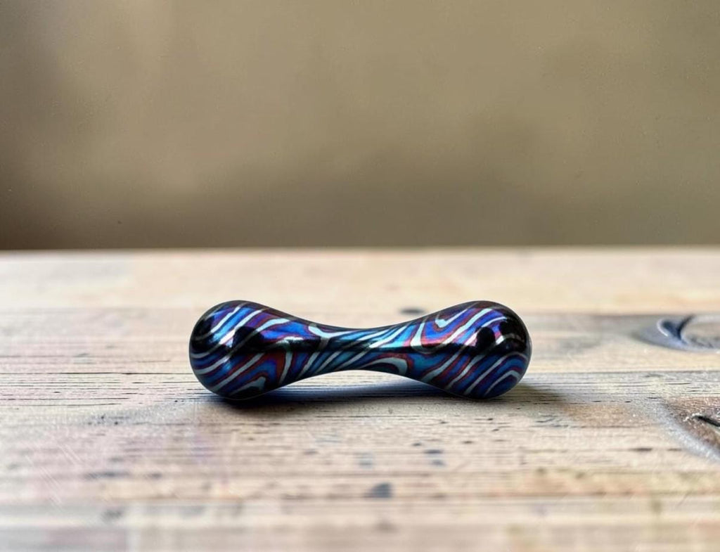 Grade 5 Titanium Knucklebone Fidget — EDC Stress Roller
