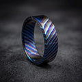 Timascus Wedding Band — Zirconium Titanium Ring