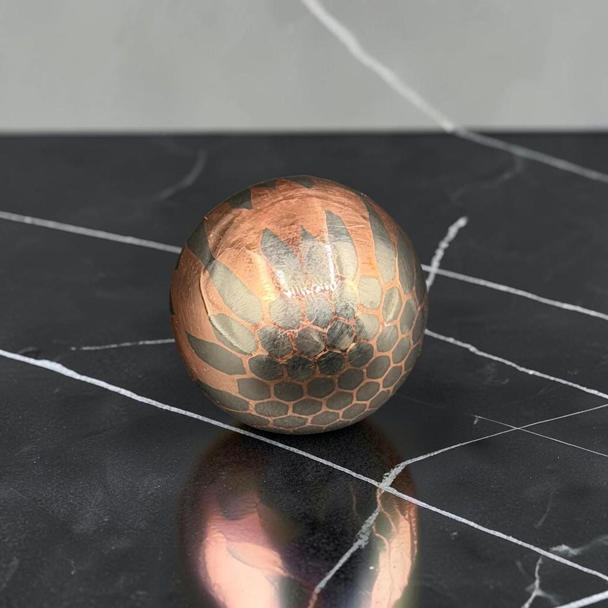 Superconductor Sphere — Copper Niobium Desk Fidget Ball