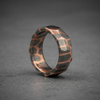 Superconductor Wedding Band — Diamond Cut Large Filament