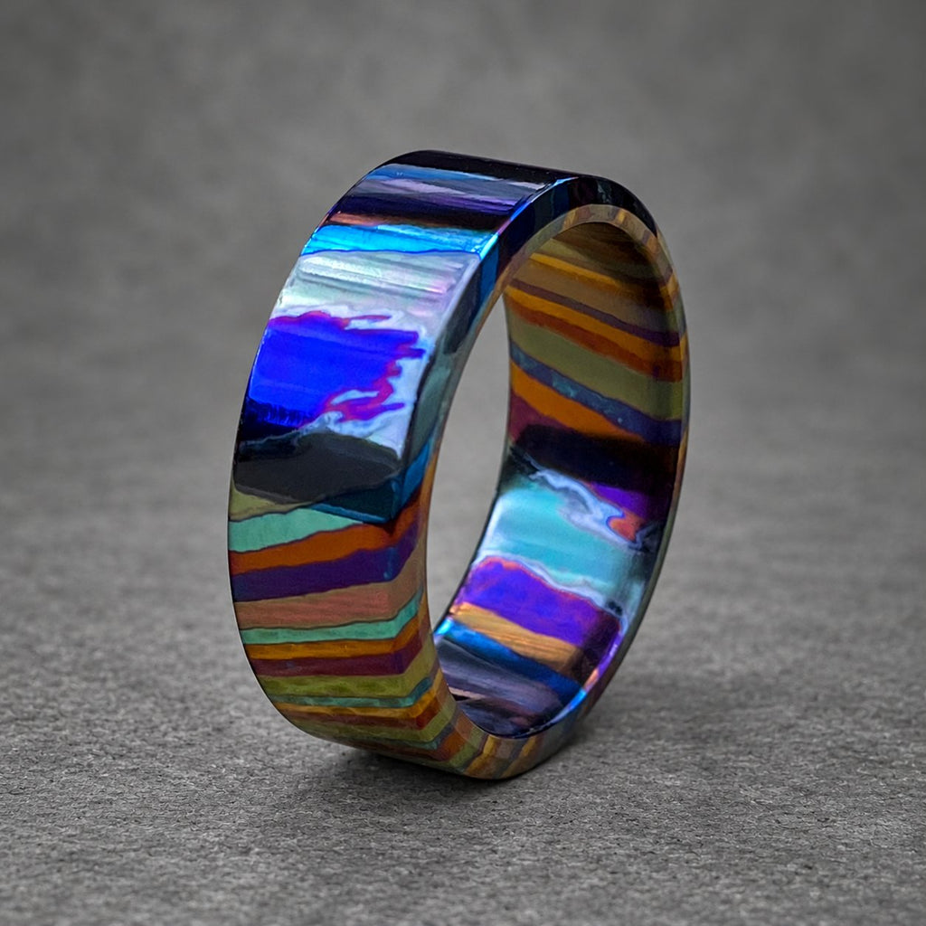 Black Zircuti Band — Customizable Mokuti Wedding Ring