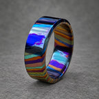 Black Zircuti Band — Customizable Mokuti Wedding Ring