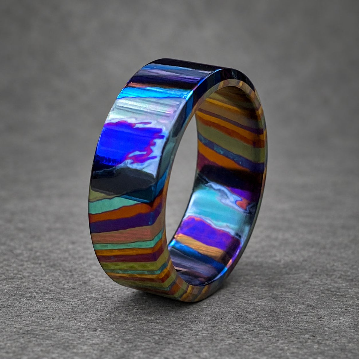 Black Zircuti Band — Customizable Mokuti Wedding Ring