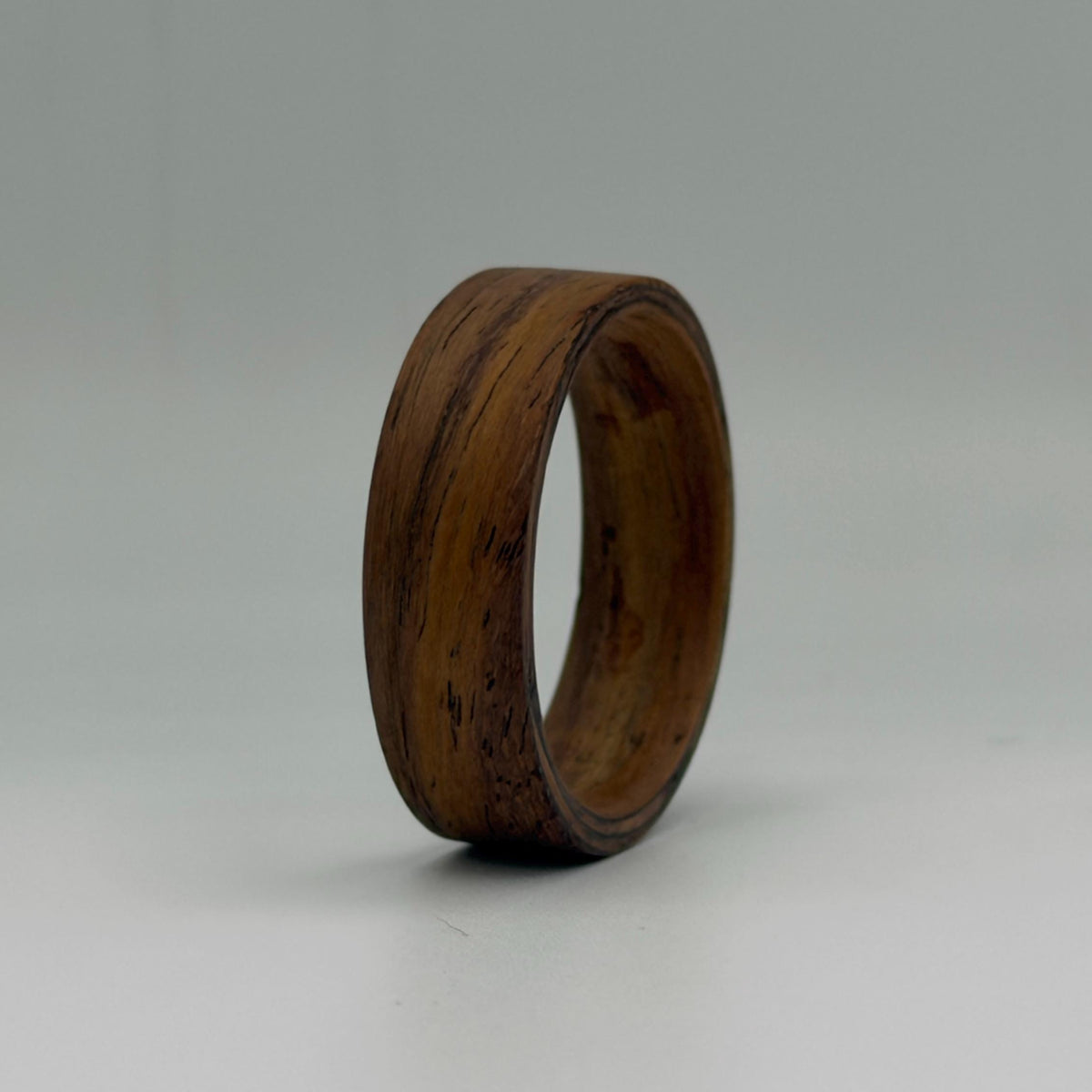 Rosewood Bentwood Ring — Matte Wooden Wedding Band