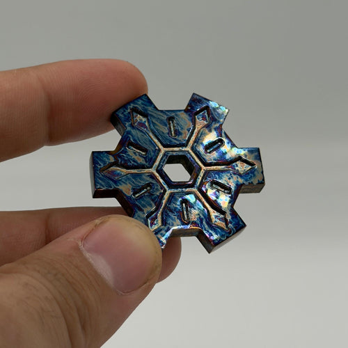 Anodized Titanium Time Gear Pendant — Pokémon Charm Necklace