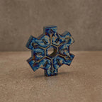 Anodized Titanium Time Gear Pendant — Pokémon Charm Necklace