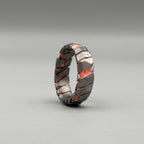 Acid-Etched Niobium Copper Superconductor Wedding Band