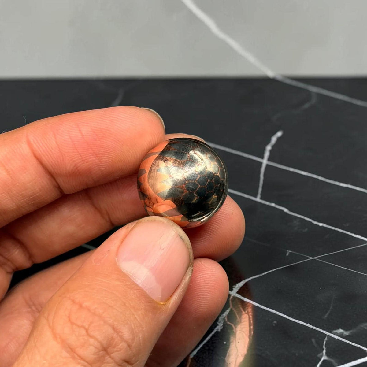 Superconductor Sphere — Copper Niobium Desk Fidget Ball