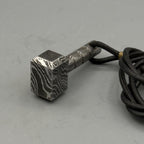 Damascus Steel Thor Hammer Keychain — EDC Collectible
