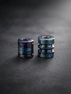 Titanium Cylinder Paracord Bead, 14 mm — Anodized Knife Bead